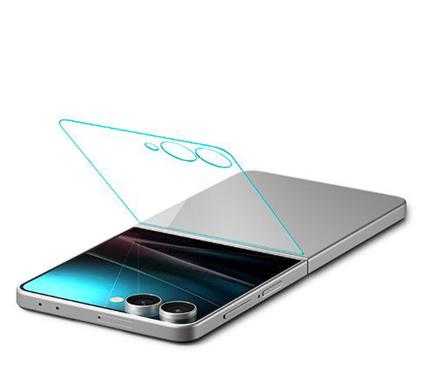SPIGEN Glas.TR ”EZ FIT” HD 2-Pack do Galaxy F Flip 7 clear 8800283304190 - 1347840 - zdjęcie 3